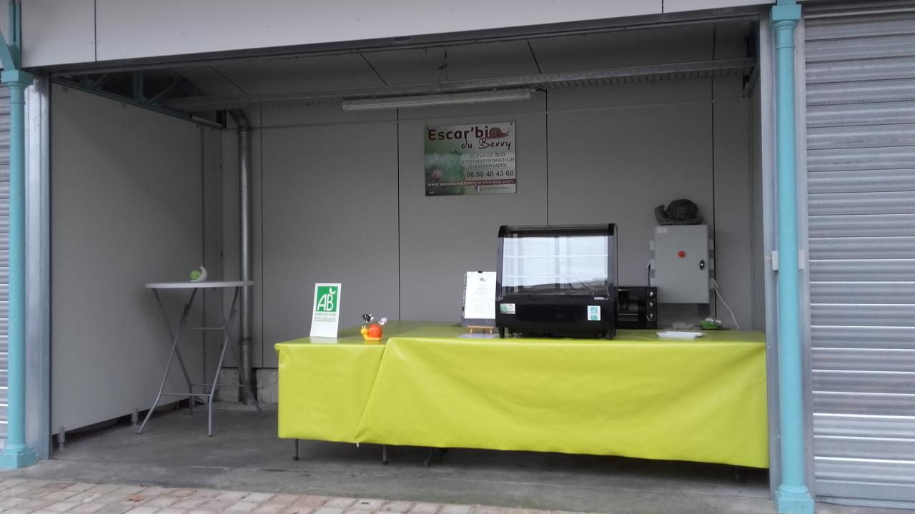 Box marché de la halle au blé à Bourges