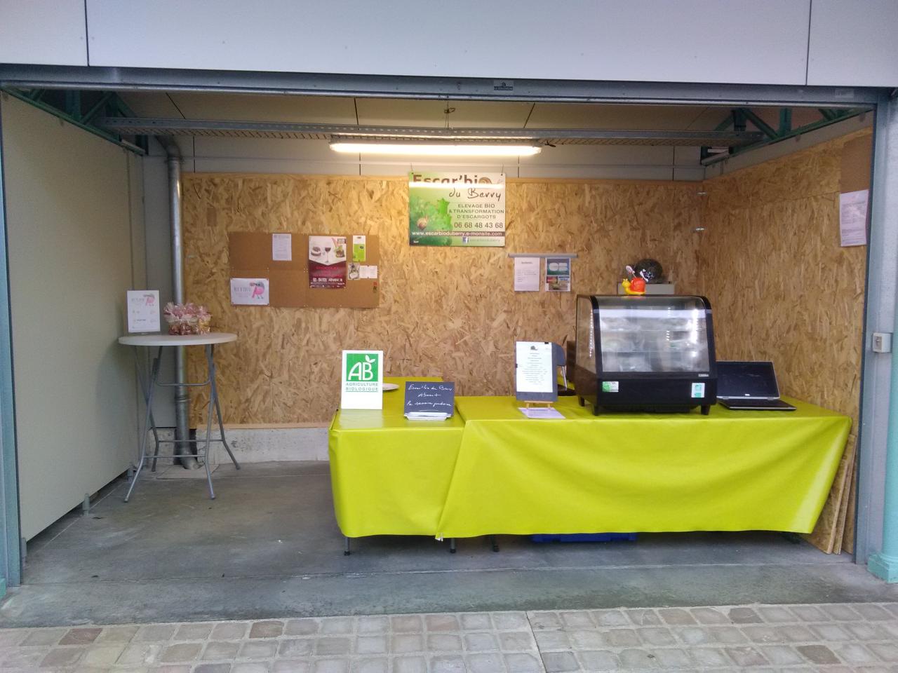 Box marché de la Halle au blé